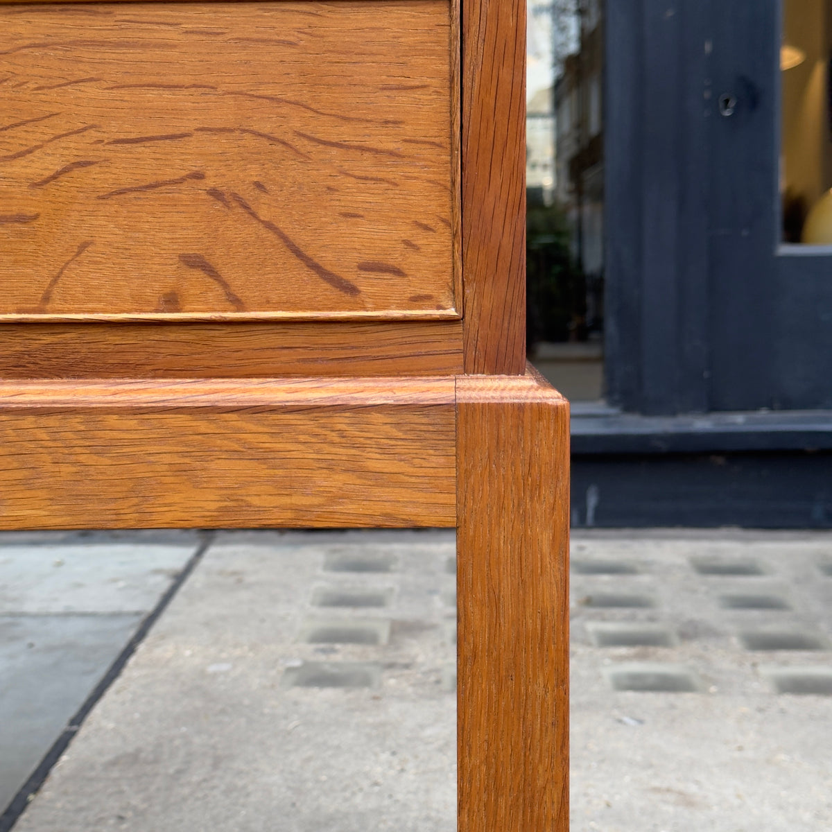 Tall Oak Cabinet/ Ole Wanscher & A. J Iversen/ Denmark, 1940s