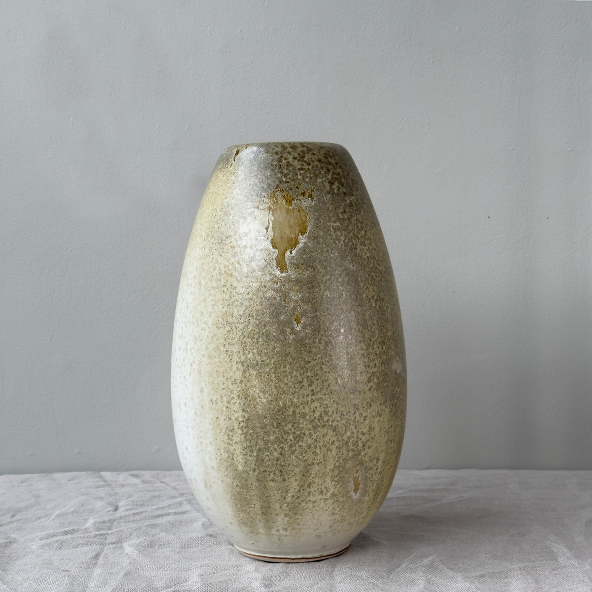 Slim Tapered Vase/ Yellow Glaze