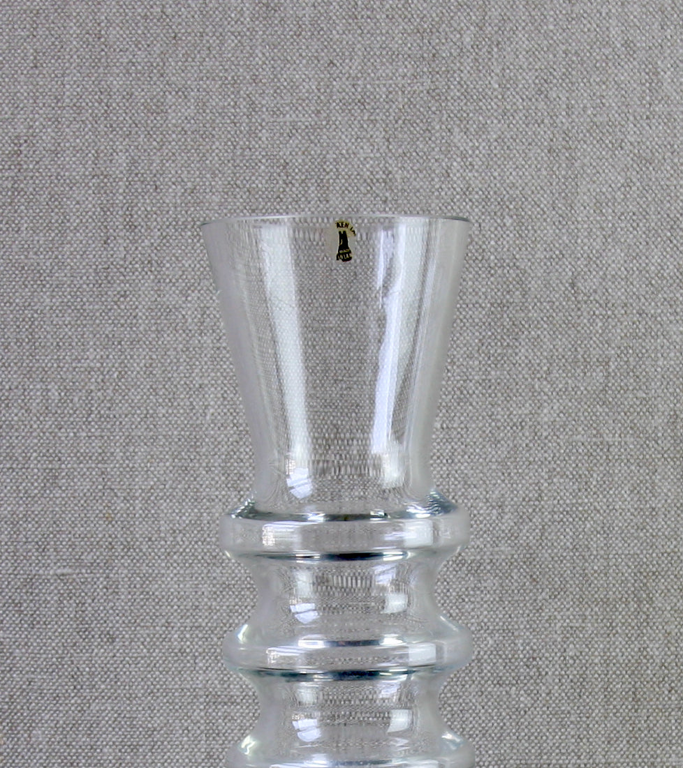 Clear Model 1403 "Pagoda" vase / Nanny Still, 1968