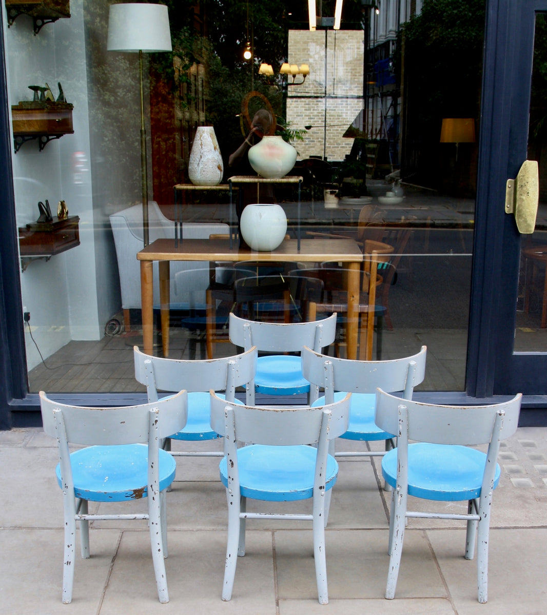 Set of Six Model W1 Chairs Werner West - Image 10