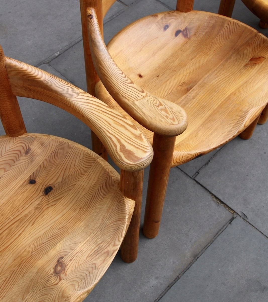 Set of Six Pine Carver Chairs Rainer Daumiller - Image 13