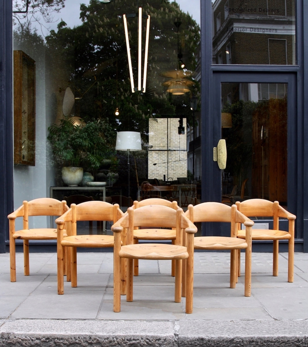 Set of Six Pine Carver Chairs Rainer Daumiller - Image 14